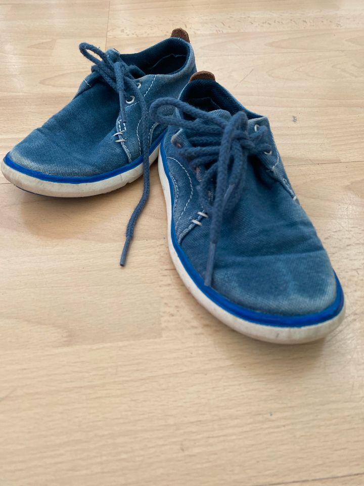 Timberland juselock Jeans Stoff 26 Sommerschuh blau in Leverkusen