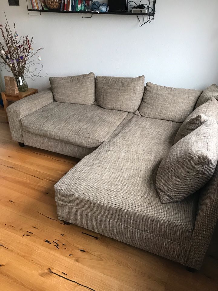 Sofa Couch L-Form Ausziehsofa in Gundelfingen