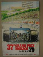 Orginal Formula 1 Poster 37.Grand Prix Monaco 24-27. May 79 Rheinland-Pfalz - Sankt Goar Vorschau