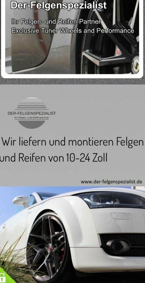8x16 und 9x16 f. Mercedes Retro-Felgen Lochkreis 5x112 Youngtimer in Bad Arolsen