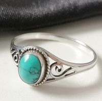 WINDALF filigraner Ring mit Türkis Sterling Silber 925 19,2 60 Hessen - Grebenstein Vorschau