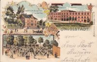 5 Ansichtskarten von Ingolstadt 1899 und 1901 Bayern - Pöttmes Vorschau