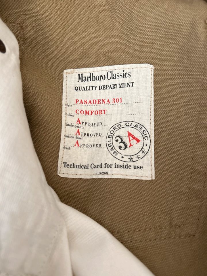 Marlboro Classic Leinen Cotton Hose 40 / 34 Neu in Hollenstedt