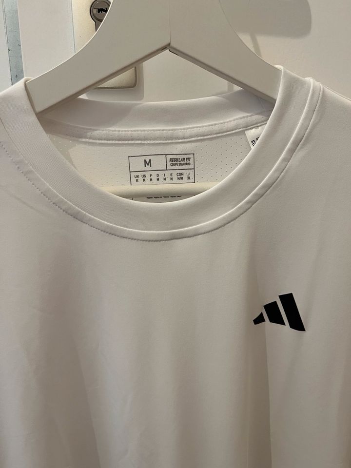 Adidas Shirt T-Shirt Training Sport Herren Man Weiß M in Lünen