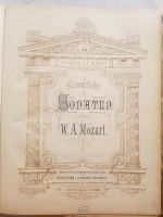 MOZART Sämtliche Sonaten, Klaviernoten Sachsen - Meerane Vorschau