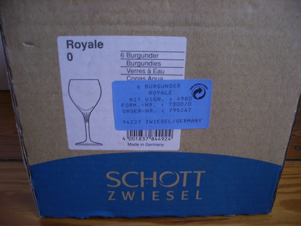 Gläser von Schott Zwiesel, Sylt, Sonderedition in Hamburg