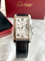 Cartier Tank Americaine Chronograph Ref.2312 Nordrhein-Westfalen - Salzkotten Vorschau