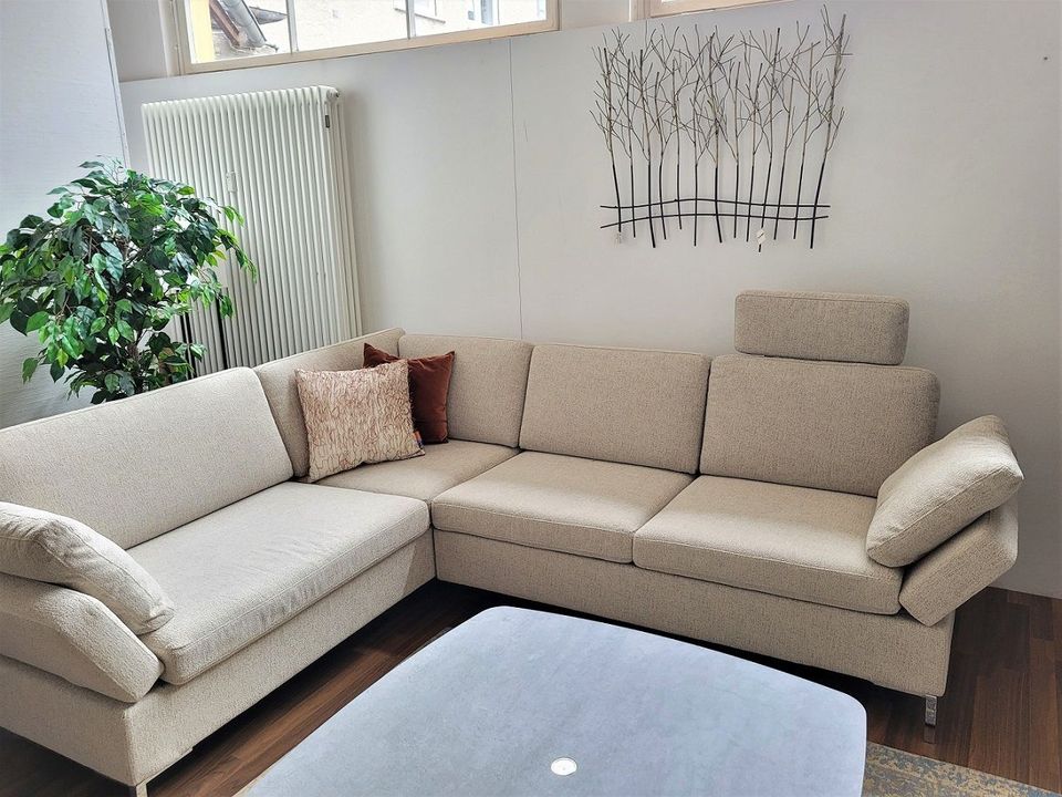 Polstergruppe mit verstellbarer Sitztiefe, Sofa, Polstermöbel in Hanau