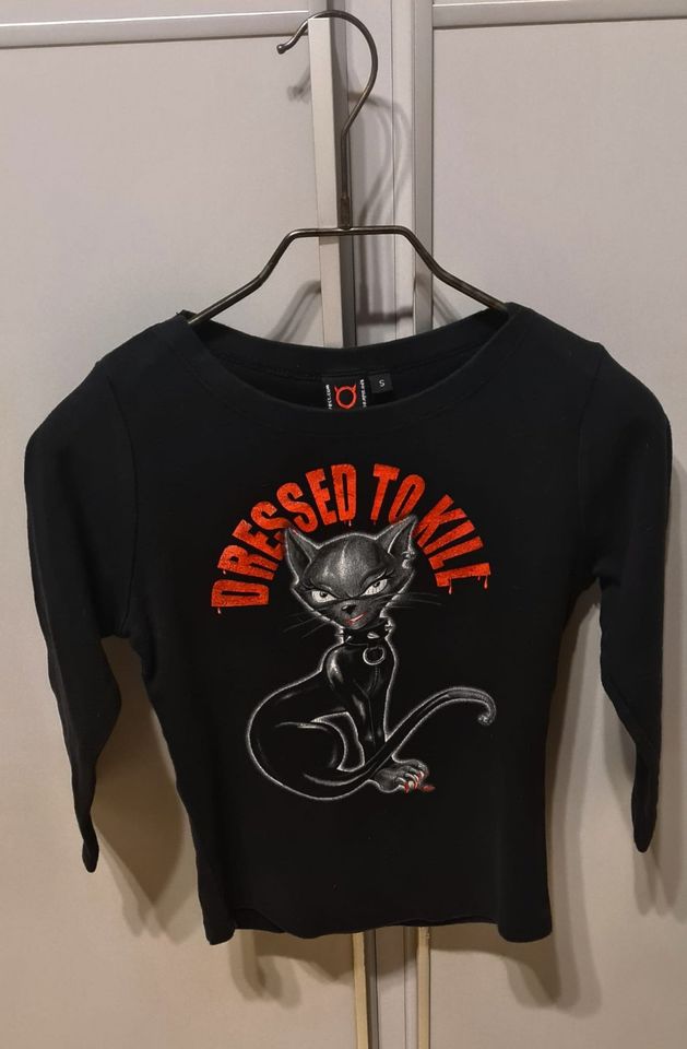 Spiral shirt Pussy,Oberteil,Katze,Gr S,0-Ring,Fetisch,Gothic,Punk in Willich