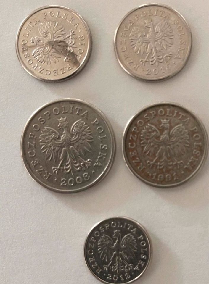 10xGroszy/Zloty Münzen, 1971 bis 2016, Polska, für Sammler, unges in Rauenberg