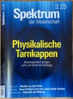 Spektrum der Wissenschaft  03.23 „Physikalische Tarnkappen" Kiel - Schreventeich-Hasseldieksdamm Vorschau