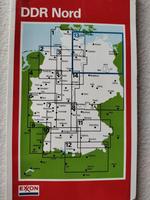 Esso Auto Wander Straßenkarte v 1990 DDR  Nord Sammler alt Bayern - Kasendorf Vorschau
