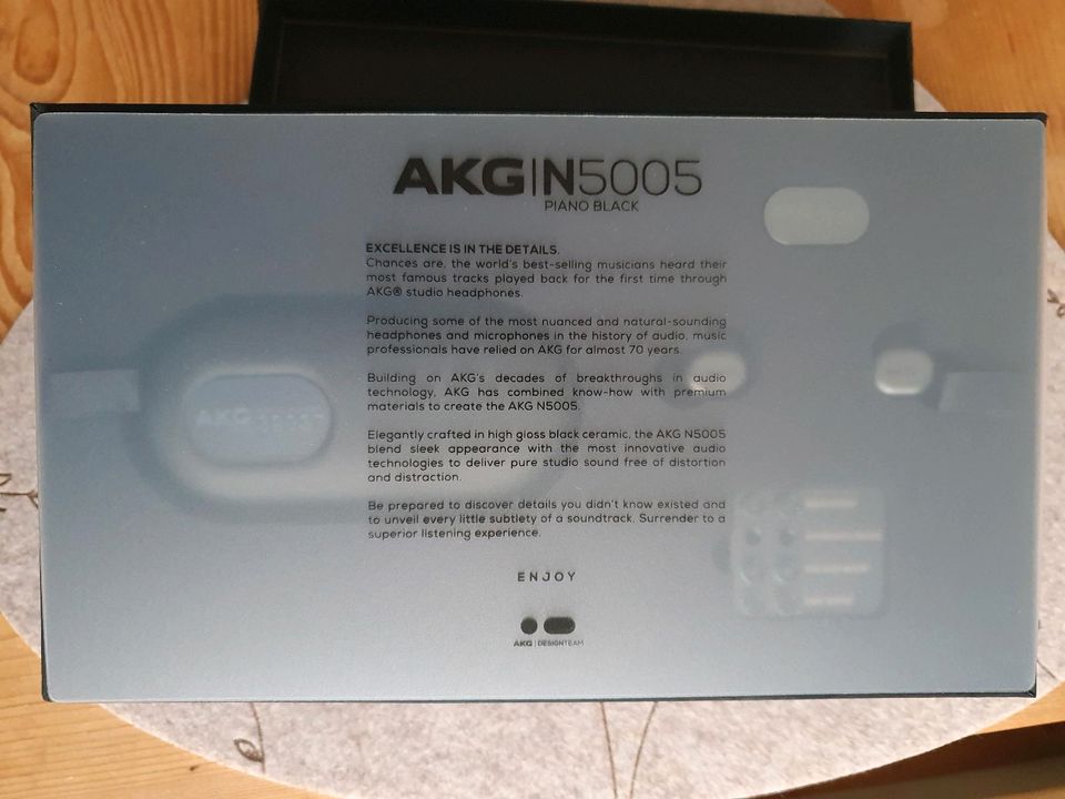 Top Highend IME Kopfhörer AKG 5005n 5Treiber bluetooth aptx in Freising