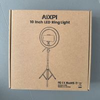 AIXPI 10 Zoll LED Ringlicht mit 59 Zoll Stativständer & Handyhalt Hessen - Waldems Vorschau