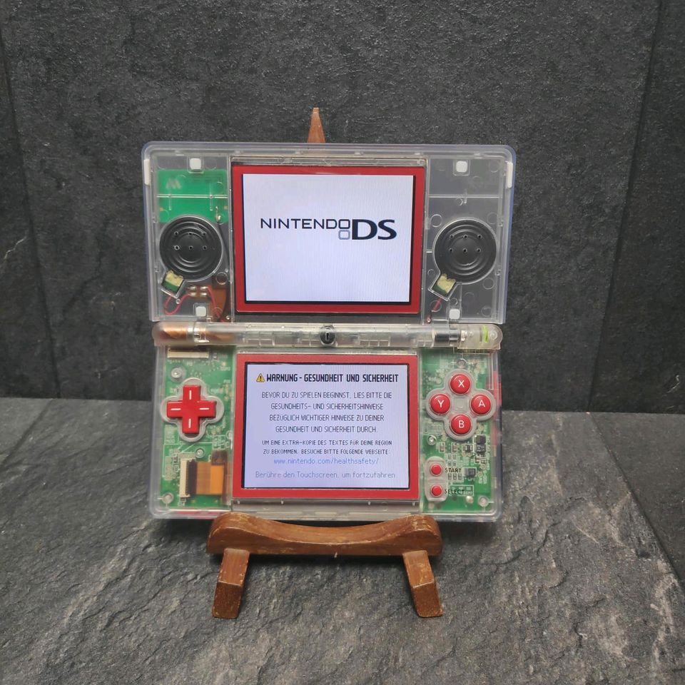 Nintendo DS Lite transparent rot Mod durchsichtig in Harsewinkel