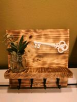 Schlüsselbrett handmade DIY aus Holz 20x20cm Geschenk Dresden - Gompitz Vorschau