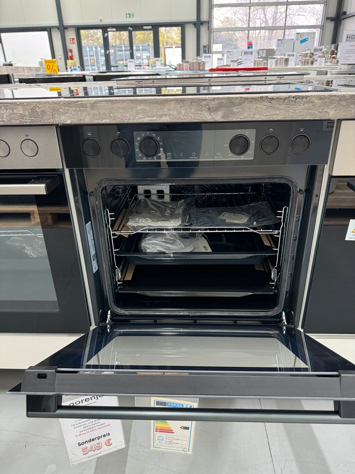 ⚠️ Gorenje Herd-Set - 77 Liter Backofen Ceranfeld Teleskopauszug in Voerde (Niederrhein)