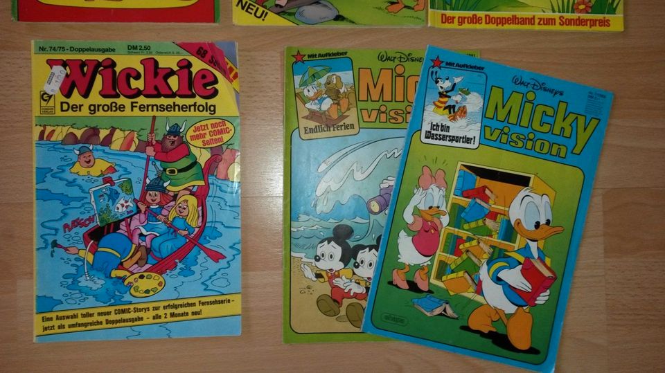 4 x seltene Comics Sammelbänder-Tom +.Jerry-Wickie-Speedy usw.... in Friedland