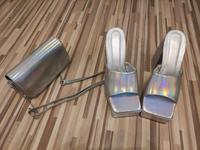 Plateau Pumps mit passender Tasche Niedersachsen - Cremlingen Vorschau