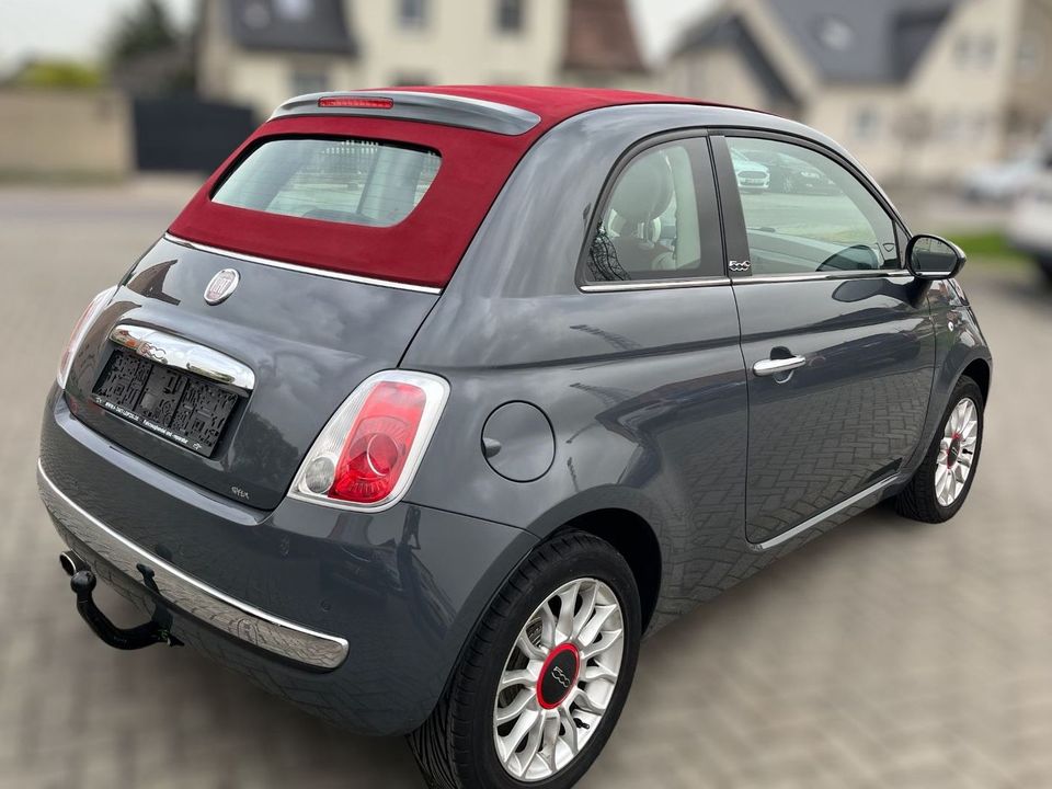 Fiat 500C 1.2 Lounge*Vollleder*Anhängerkupplung*Klima in Großkorbetha