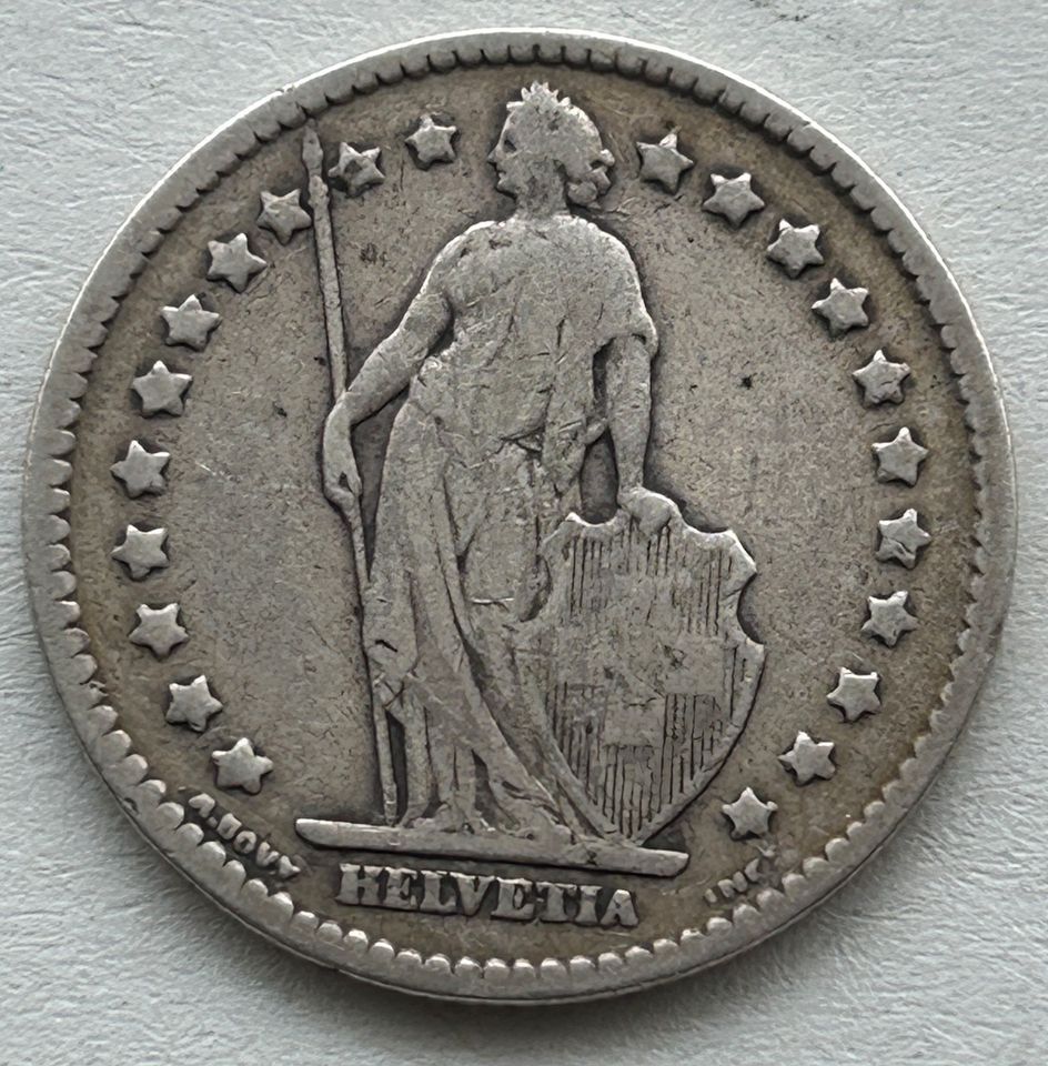 Schweiz 1 Franken, 1912 in Minden