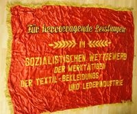 DDR Fahne Textil und Lederindustrie 1970 Bayern - Aschaffenburg Vorschau