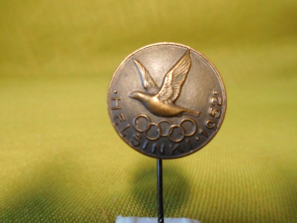 Ehrennadel für Brieftaubenflug - Olympiade Helsinki 1952 * SELTEN in Waabs