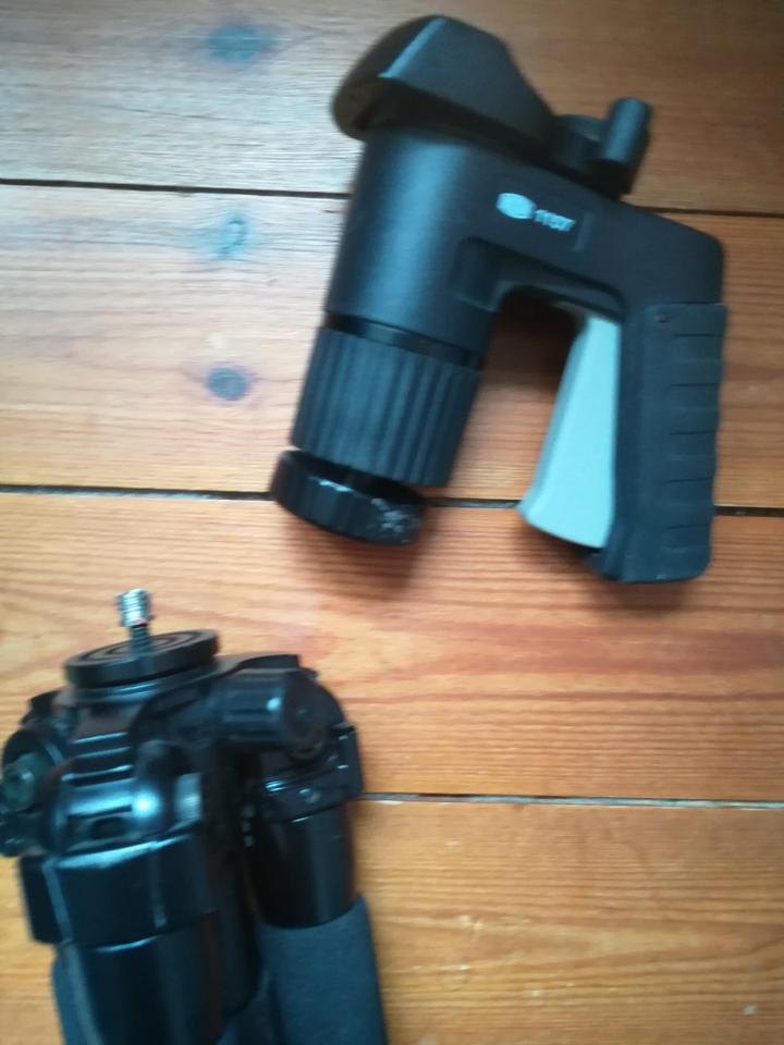 Stativ Slik Pro mit Bilora Auto Kugelgriff professional Tripod in Kiel