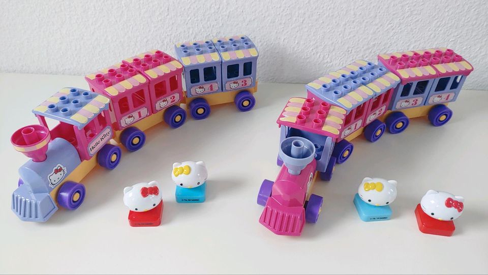 Hello Kitty - Eisenbahn - viel Zubehör - Duplo kompatibel in Berlin