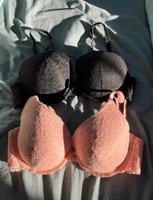 Hunkemöller Push-Up Bügel BH Marine schwarz/rosa Gr. 80C Niedersachsen - Gifhorn Vorschau