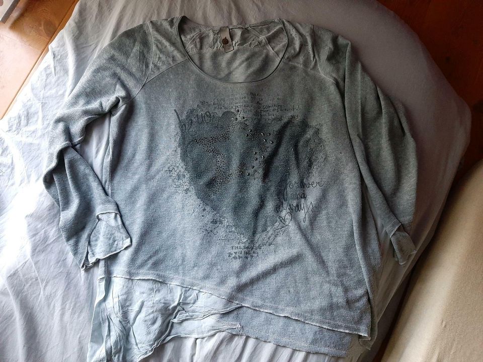 Tredy Shirt Sweat langarm Gr.46 in Sande