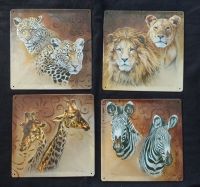 Blechschilder Afrika, Leoparden,  Giraffen,  Löwen,  Zebras 20 x Niedersachsen - Wietzen Vorschau