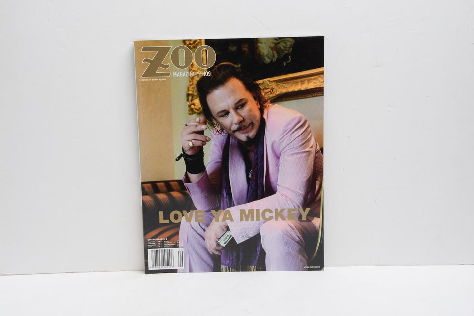 ZOO Magazine #9 2006 Mickey Rourke by Bryan Adams Mode Fashion in Berlin