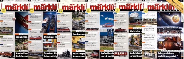 Märklin Magazin Jahrgang 2006 komplett in Eutingen