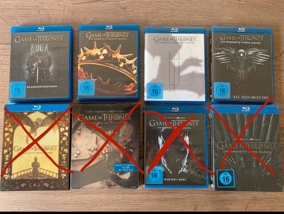 ** Games of Thrones Staffel 1-4 (BluRay) ** in München