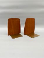 * BUCHSTÜTZEN TEAK MID CENTURY MESSING SKANDINAVIEN DENMARK 60ER Berlin - Charlottenburg Vorschau