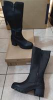 Marco Tozzi Stiefel Größe 39 schwarz vegan Hessen - Frankenberg (Eder) Vorschau