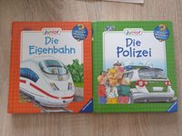 2 x Wieso?Weshalb?Warum? Junior Bücher, Polizei, Eisenbahn Bayern - Augsburg Vorschau