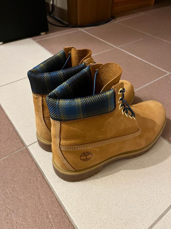 Timberland Premium® 6-Inch Boot für Herren in gelb/blau in Mörfelden-Walldorf