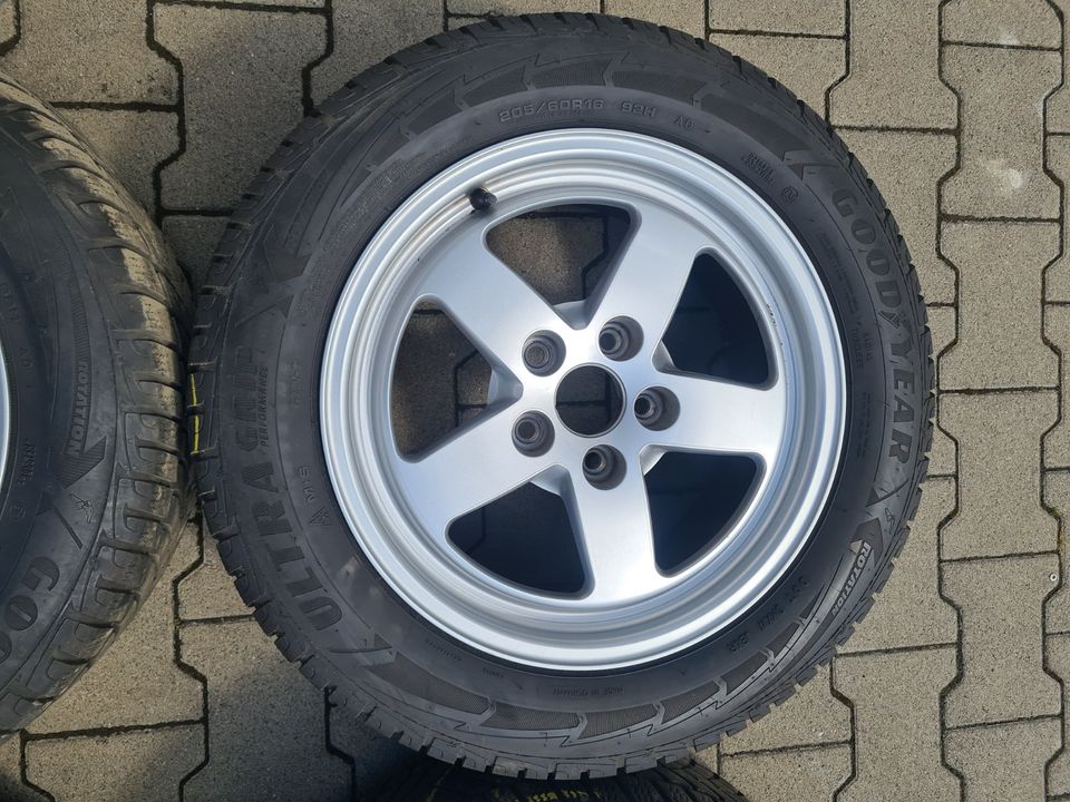 Original Audi A4 Winterreifen Satz Felgen Kompletträder 205/60R16 in Rodgau