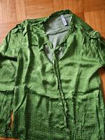 Bluse in Satin Optik Top Zustand von Mango gr. M Bayern - Krailling Vorschau