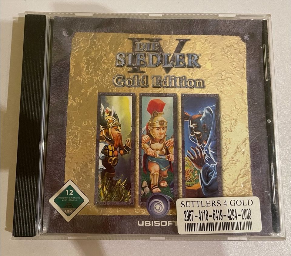 PC-Spiel CD-Rom - Die Siedler IV - Gold Edition- Ubisoft - FSK 12 in Landsberg (Lech)