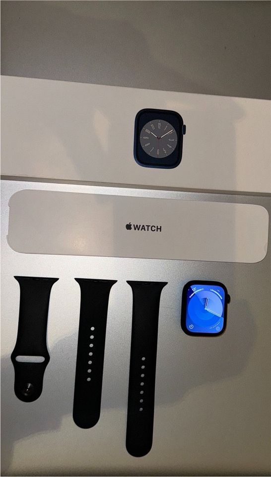 Apple Watch Series 8 45mm Mid Alu Mid Sp GPS (fast Neu) in Bobingen