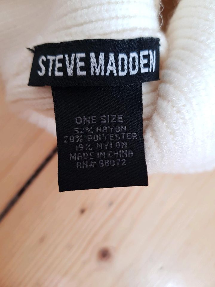 Steve Madden Beanie Mütze, altweiß, Einheitsgrösse in Bonn