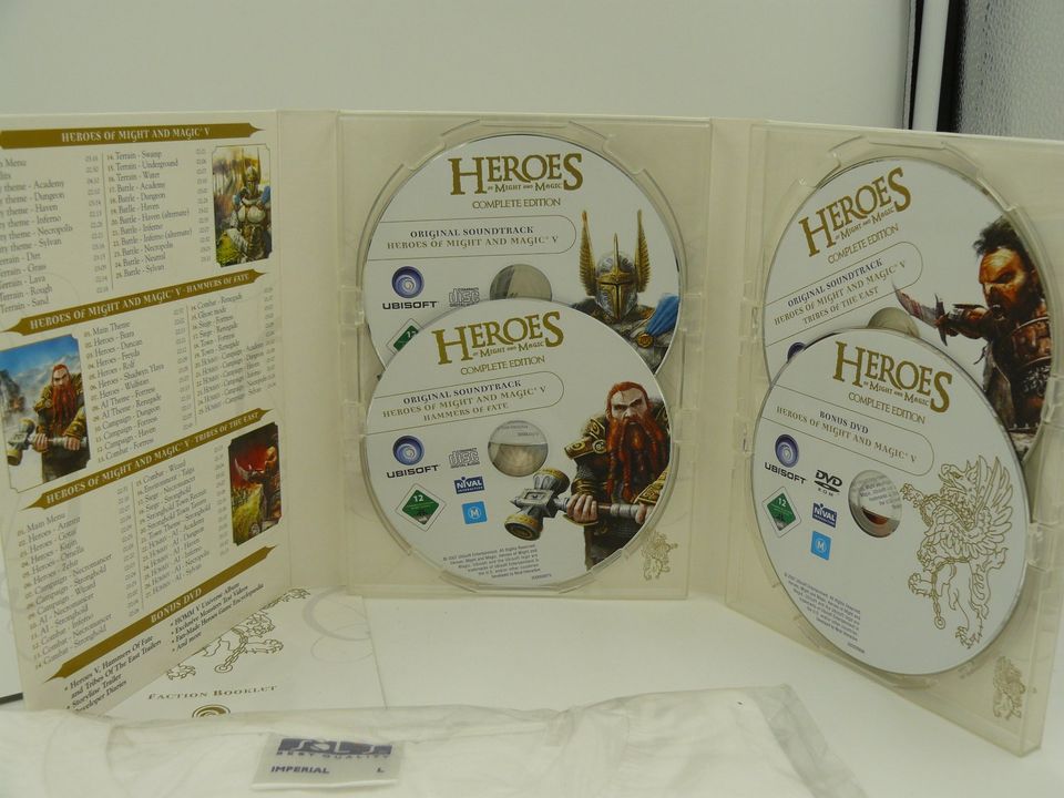 HEROES OF MIGHT & MAGIC COMPLETE EDITION |PC DVD ROM | INKL SHIRT in Dresden