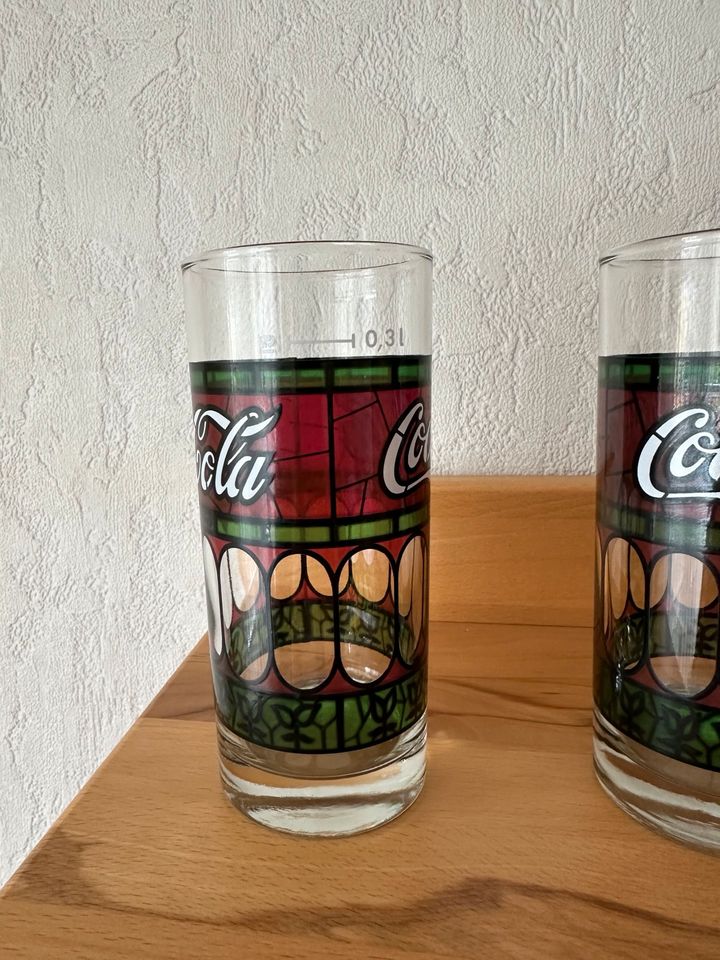Retro Coca Cola Gläser 5 Stück in Essen