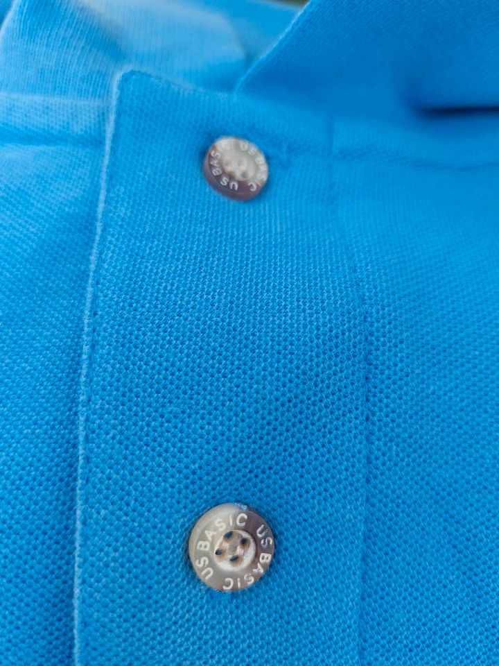 21 Männer Polo-Shirts NEU - Ice Blue in Hirschstein