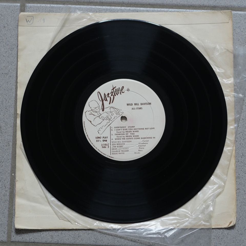 Vinyl Schallplatte LP Jazztone J-1022 Wild Bill Davison All-Stars in Hannover