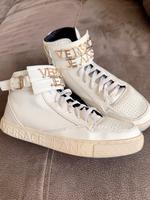 Versace Jeans Sneaker Herren high top Gold weiß 42 Mecklenburg-Vorpommern - Bergen auf Rügen Vorschau