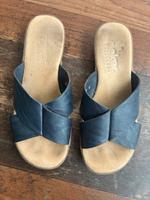 Sandalen Pantoffel von Rieker dunkel blau Gr.37 Bayern - Parsberg Vorschau